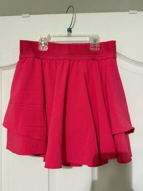 lululemon athletica Bright Pink Layered Skater Skirt